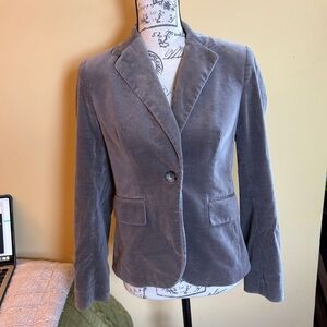 BANANA REPUBLIC FACTORY VELVET BLAZER SZ 6